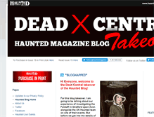 Tablet Screenshot of haunteddigitalmagazine.com